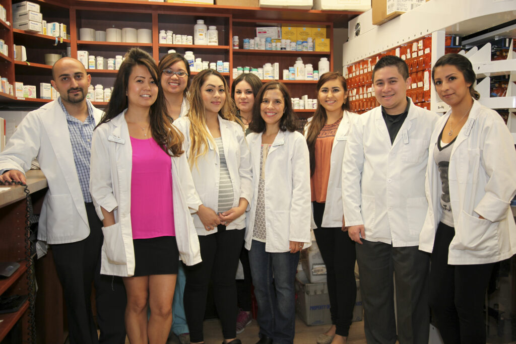 burbank compounding pharmacy staff members group photo